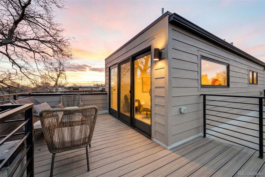 Exterior details and patio area of a home in , Denver (Image 24). Exterior details and patio area of a home in , Denver (Image 24).
