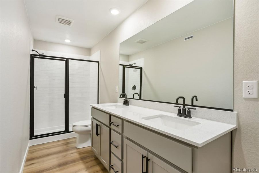 Furnished interior view inside a new home in Second Creek Farm, Commerce City (Image 9). Furnished interior view inside a new home in Second Creek Farm, Commerce City (Image 9).