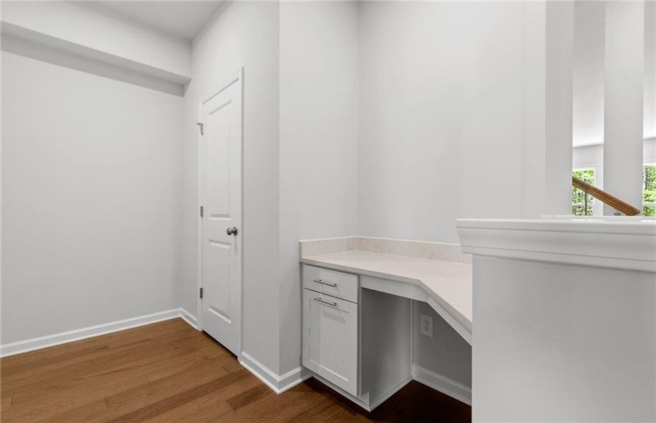 Furnished interior view inside a new home in Reunion, Flowery Branch (Image 17).