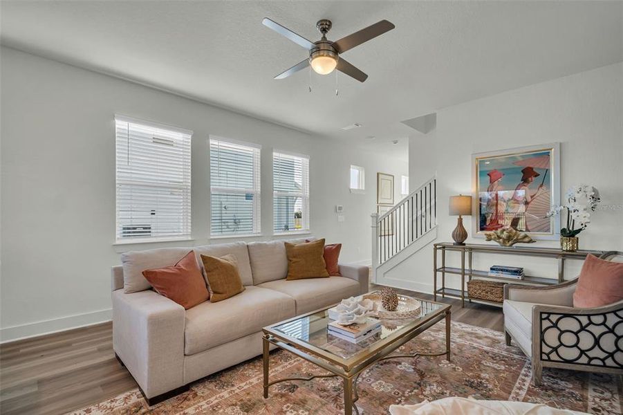 Furnished interior view inside a new home in Emerald Fields, Hudson (Image 9).