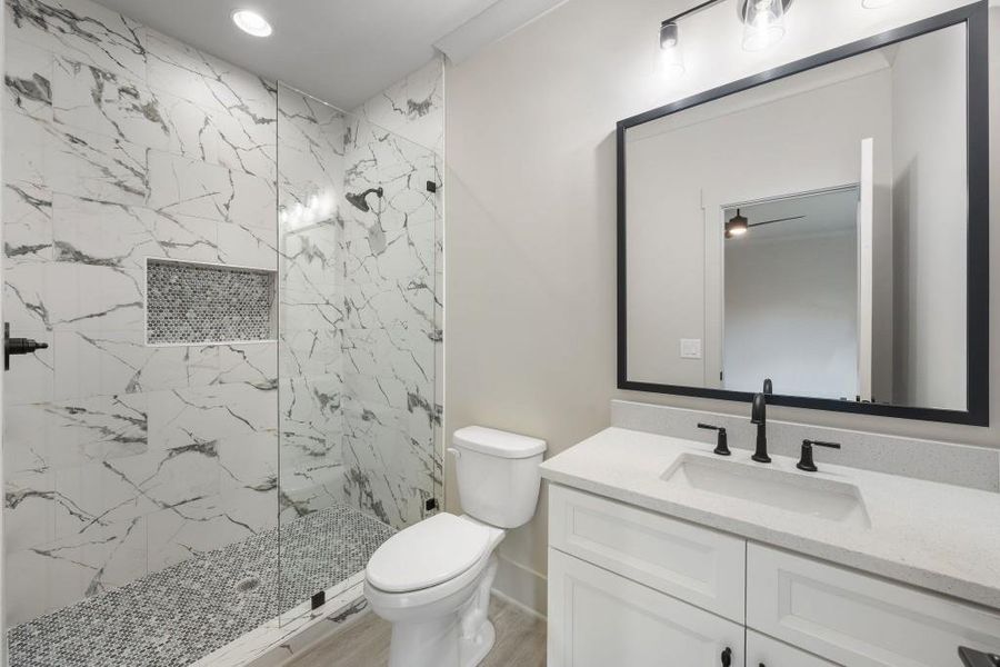 Furnished interior view inside a new home in , Buford (Image 17).