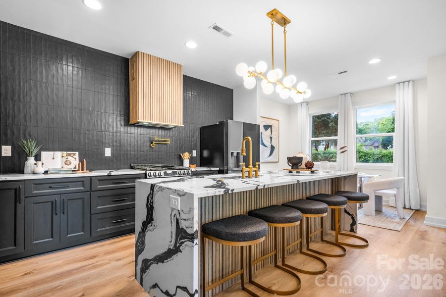 Furnished interior view inside a new home in , Charlotte (Image 5).