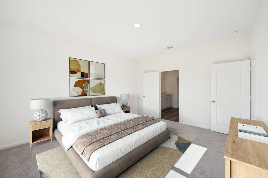 Representative furnished interior of a home built from the Firefly by Starlight Homes in Ashland, Angleton (Image 6).