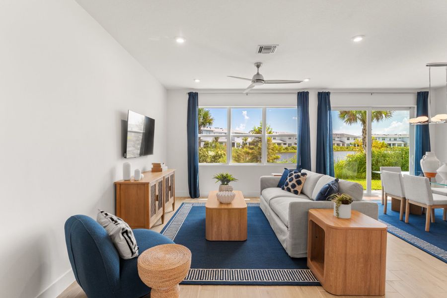 Representative furnished interior of a home built from the Beacon by Mattamy Homes in Avila, Jensen Beach (Image 7).