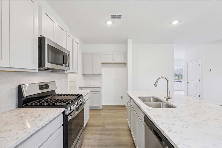 Furnished interior view inside a new home in The Pointe at Heron Bay, Locust Grove (Image 12).
