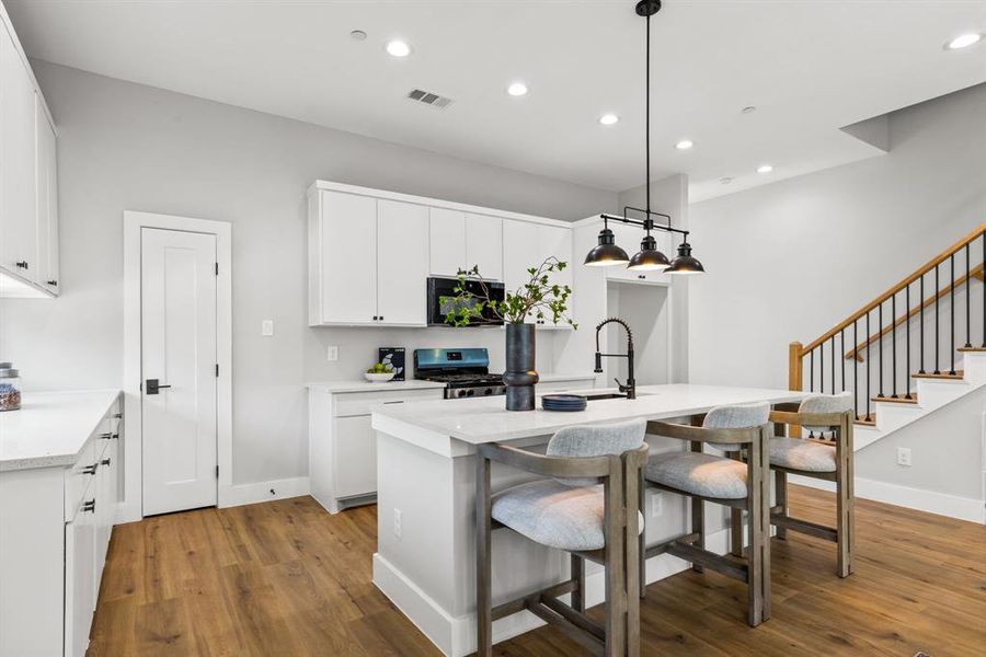 Furnished interior view inside a new home in , Dallas (Image 6).