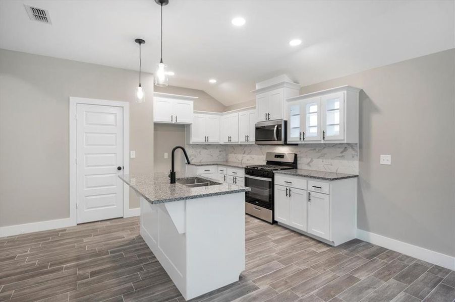 Furnished interior view inside a new home in , Lindale (Image 11). Furnished interior view inside a new home in , Lindale (Image 11).