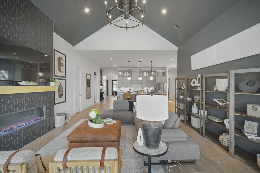 Representative furnished interior of a home built from the Silas by Chesmar Homes in Meyer Ranch, New Braunfels (Image 5). Representative furnished interior of a home built from the Silas by Chesmar Homes in Meyer Ranch, New Braunfels (Image 5).