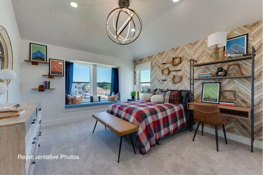 Furnished interior view inside a new home in Edgewater, Fate (Image 16). Furnished interior view inside a new home in Edgewater, Fate (Image 16).