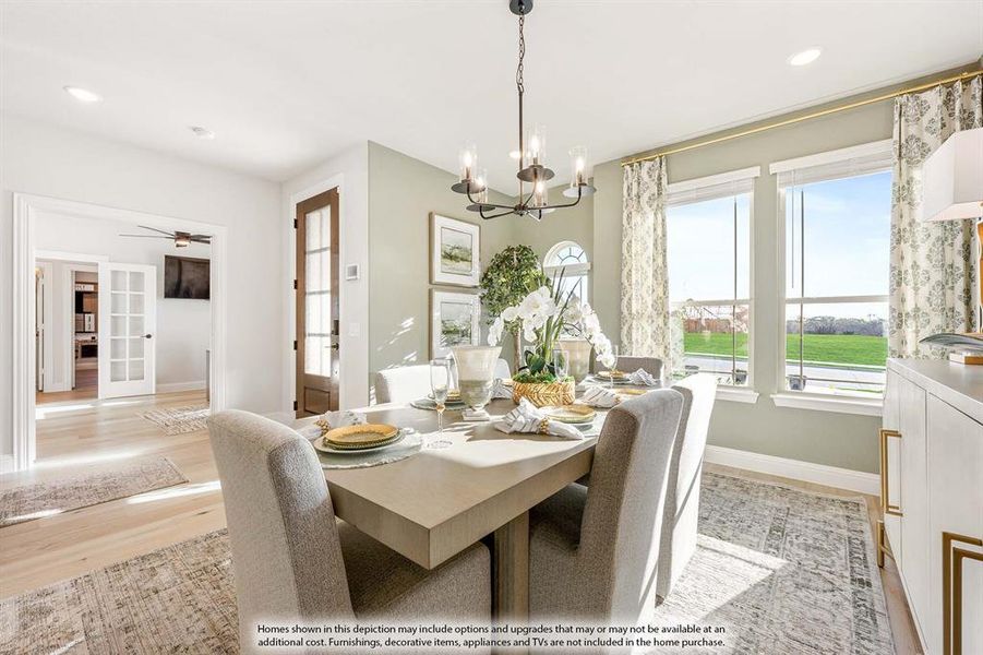 Furnished interior view inside a new home in Liberty, Melissa (Image 5).