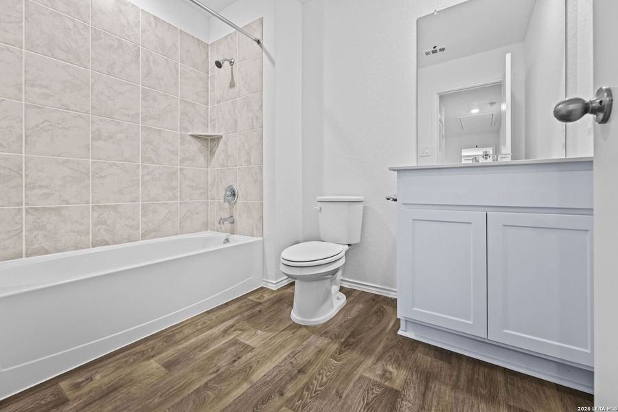 Furnished interior view inside a new home in Preserve at Medina, Von Ormy (Image 5).