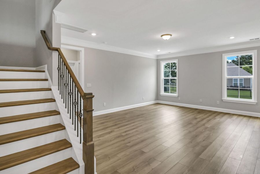 Spacious, unfurnished interior of a new home in Cobblestone Park, Blythewood (Image 23). Spacious, unfurnished interior of a new home in Cobblestone Park, Blythewood (Image 23).