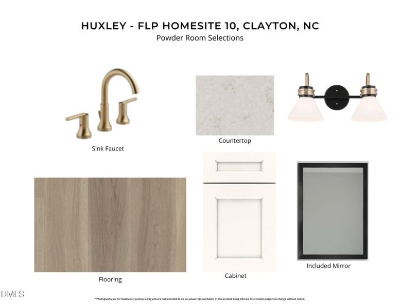 Sample of building materials used in homes in Watson at Flowers Plantation, Clayton (Image 3).