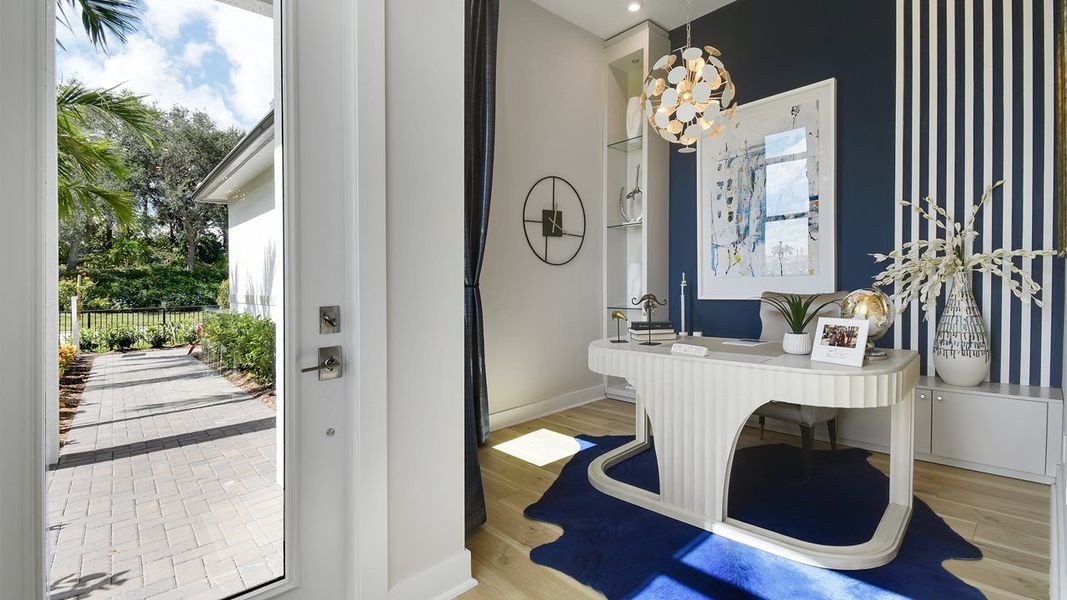 Furnished interior view inside a new home in Rivella, Port St. Lucie (Image 14).