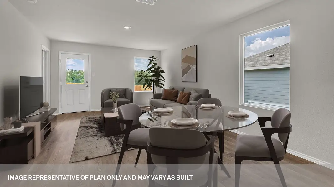 Furnished interior view inside a new home in Ladera, Luling (Image 11). Furnished interior view inside a new home in Ladera, Luling (Image 11).