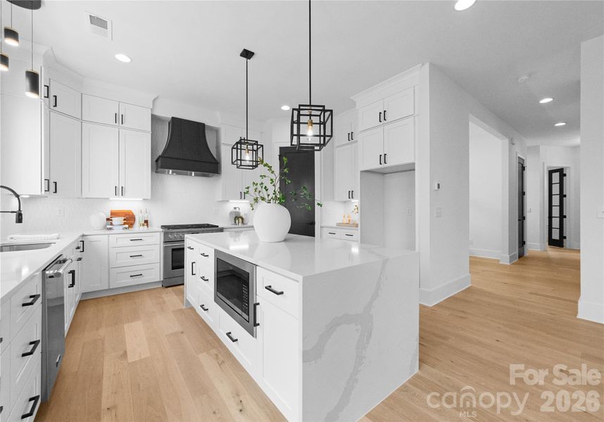 Furnished interior view inside a new home in , Charlotte (Image 32).