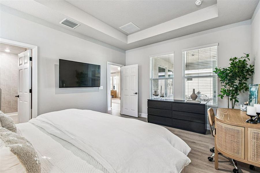 Furnished interior view inside a new home in Persimmon Park - Cottage Series, Wesley Chapel (Image 24). Furnished interior view inside a new home in Persimmon Park - Cottage Series, Wesley Chapel (Image 24).