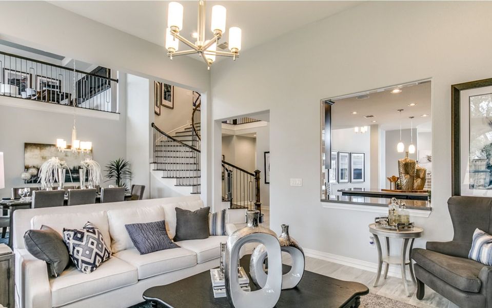Furnished interior view inside a new home in Green Meadows, Celina (Image 19). Furnished interior view inside a new home in Green Meadows, Celina (Image 19).