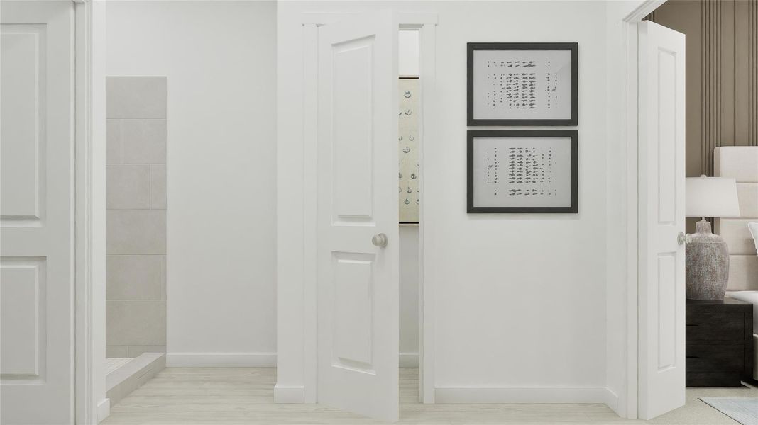 Furnished interior view inside a new home in Ashland, Angleton (Image 22).