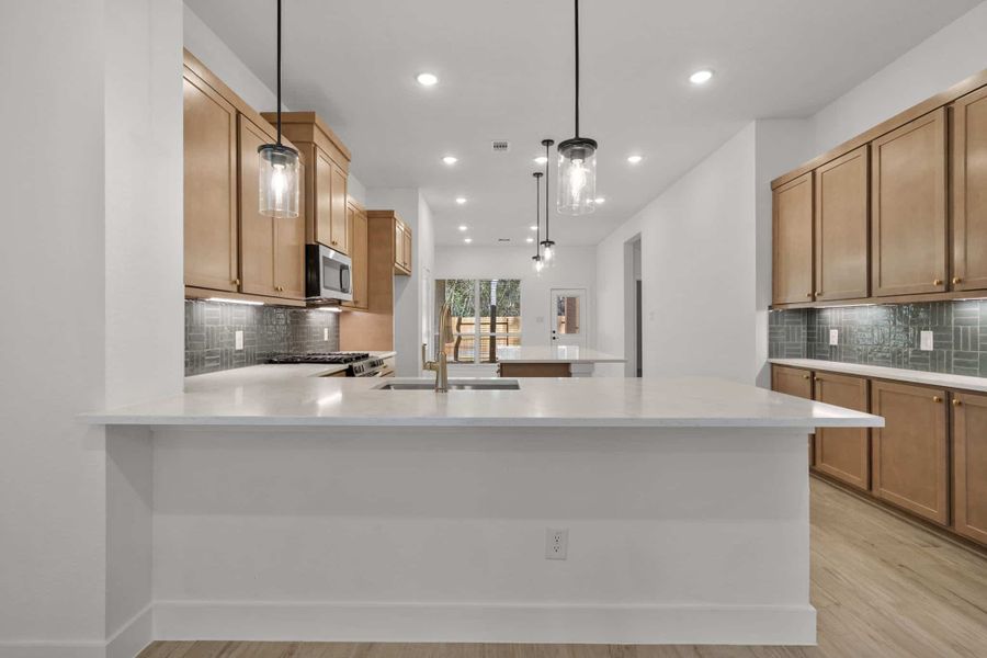 Furnished interior view inside a new home in The Woodlands Hills, Willis (Image 5). Furnished interior view inside a new home in The Woodlands Hills, Willis (Image 5).