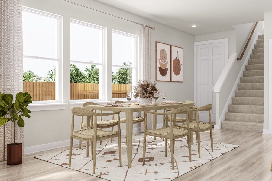 Furnished interior view inside a new home in Park Central, Georgetown (Image 4).