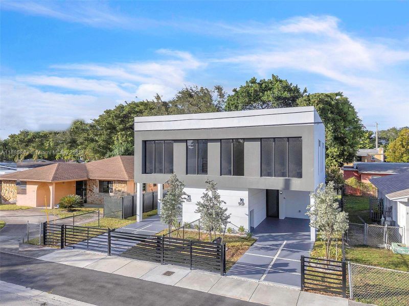 Front exterior of a new home in , Miami, FL, highlighting curb appeal (Image 29).