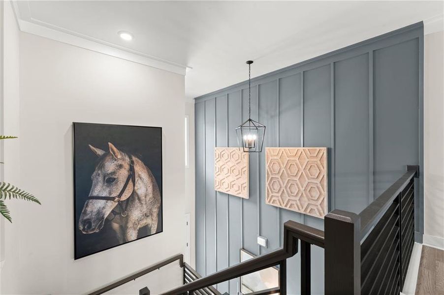 Furnished interior view inside a new home in Hillgrove Preserve, Powder Springs (Image 43).