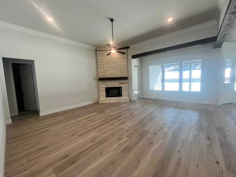 Spacious, unfurnished interior of a new home in Eagle Ridge Estates, Weatherford (Image 8). Spacious, unfurnished interior of a new home in Eagle Ridge Estates, Weatherford (Image 8).