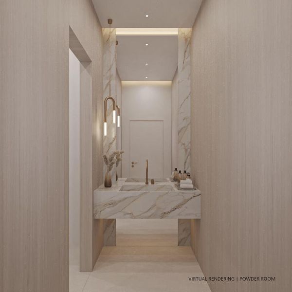 Powder Room VIRTUAL RENDERING