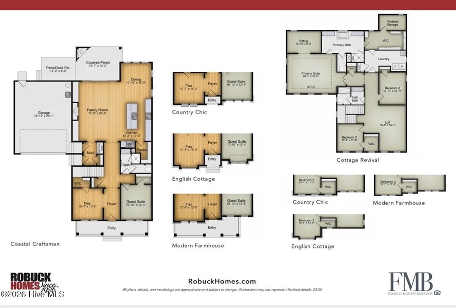 2D floor plan layout of this home in East & Mason, Wilmington, NC (Image 4).