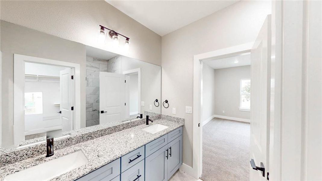 Furnished interior view inside a new home in , Denton (Image 9). Furnished interior view inside a new home in , Denton (Image 9).