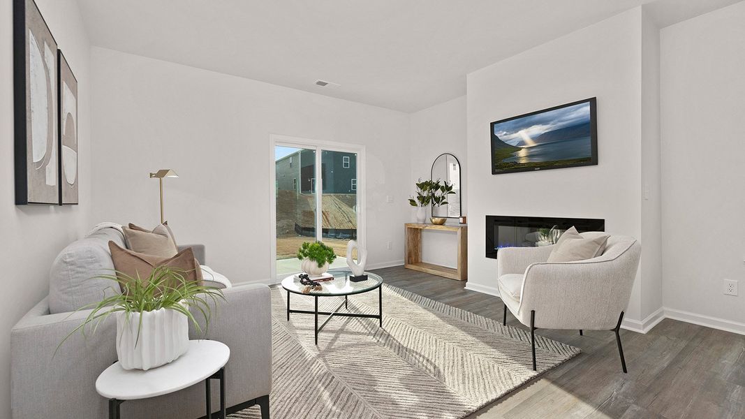 Furnished interior view inside a new home in Villages of Maiden, Maiden (Image 9). Furnished interior view inside a new home in Villages of Maiden, Maiden (Image 9).