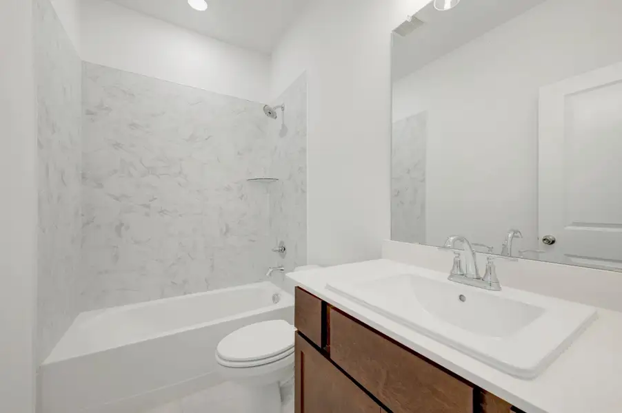 Furnished interior view inside a new home in The Meadows, Denton (Image 11).