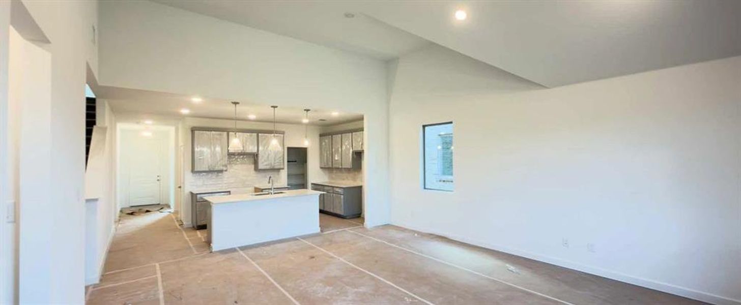 Open Kitchen-Dining Room Construction Progress