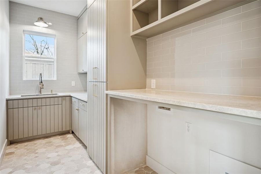 Natural stone countertops and flooring