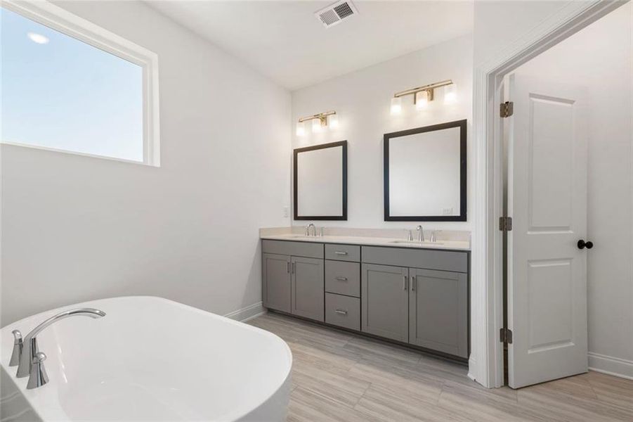 Furnished interior view inside a new home in , Sugar Hill (Image 9).