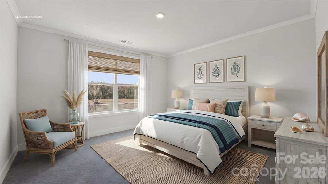 Furnished interior view inside a new home in Westport, York (Image 9).