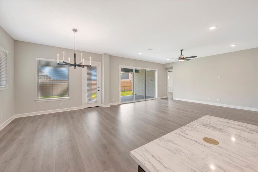 Spacious, unfurnished interior of a new home in Riceland - Summit Collection, Mont Belvieu (Image 15). Spacious, unfurnished interior of a new home in Riceland - Summit Collection, Mont Belvieu (Image 15).