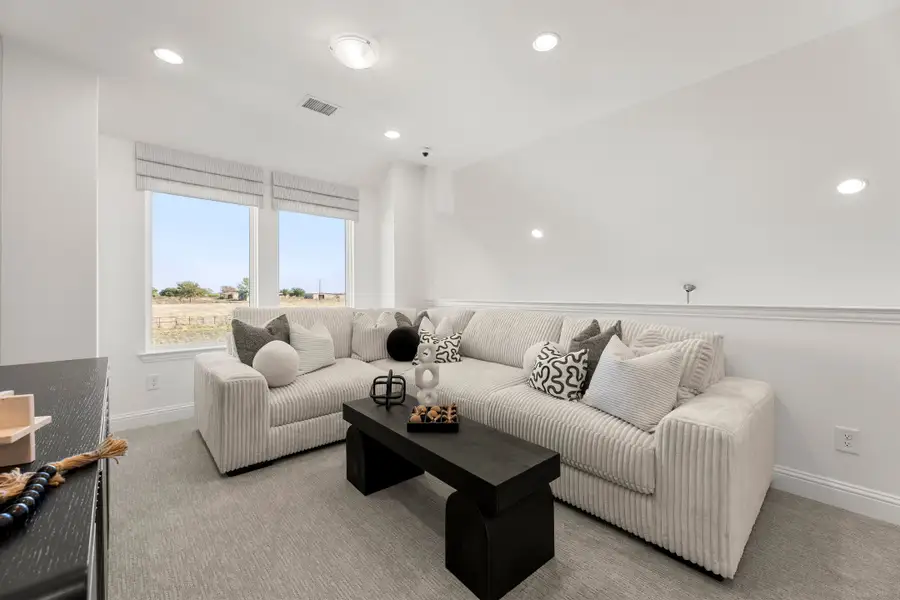 Representative furnished interior of a home built from the Freedom by Rockwell Homes in Creekside, Royse City (Image 57). Representative furnished interior of a home built from the Freedom by Rockwell Homes in Creekside, Royse City (Image 57).