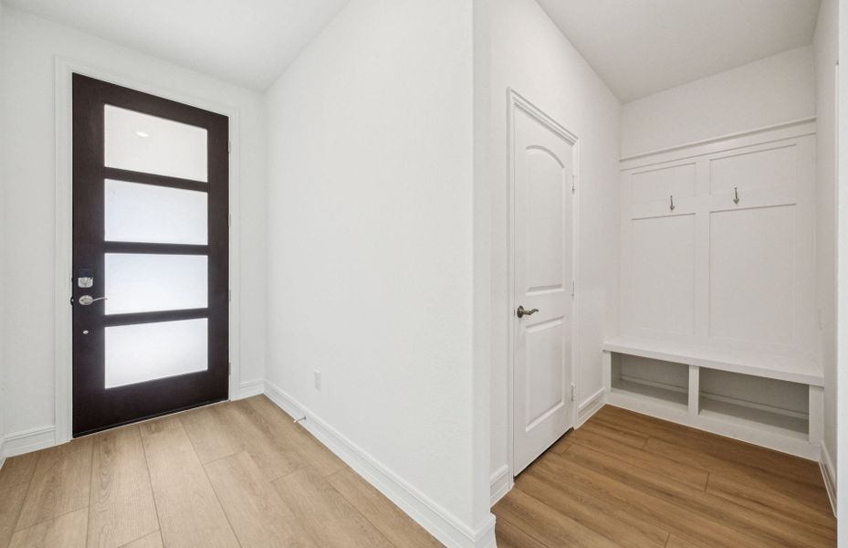 Welcoming entry way *real home pictured