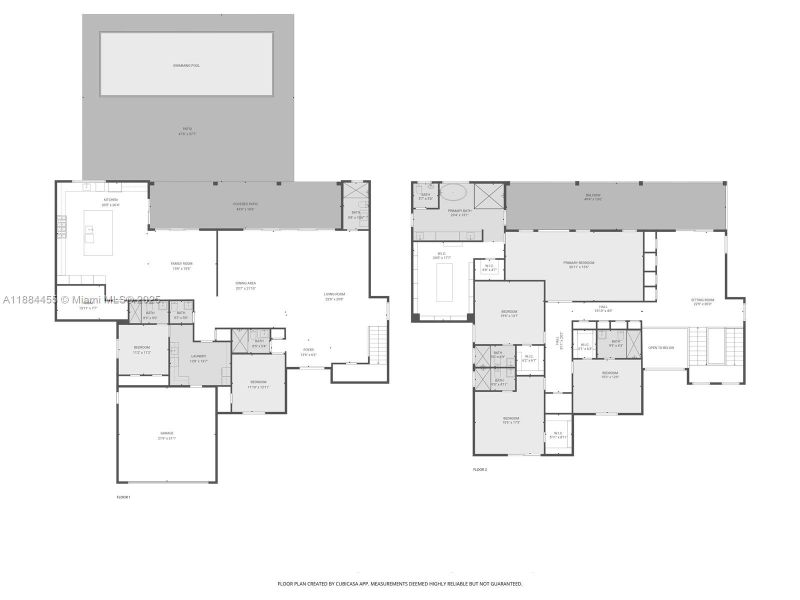 2D floor plan layout of this home in , Miami, FL (Image 3).