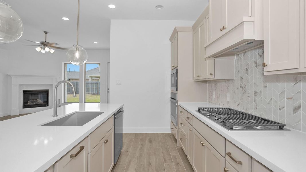 Furnished interior view inside a new home in Marvida, Cypress (Image 8).