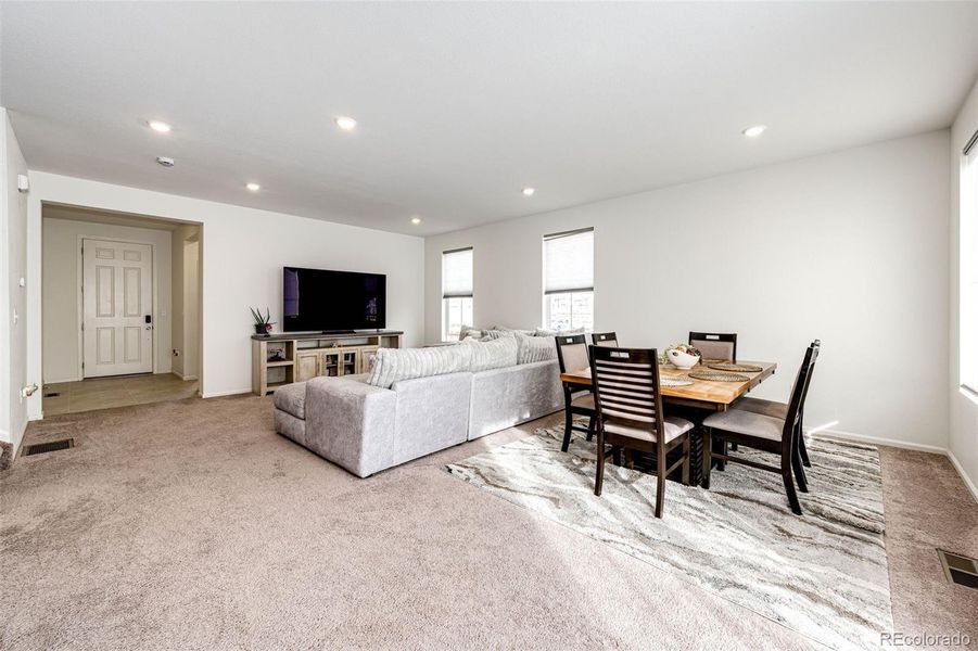 Furnished interior view inside a new home in Painted Prairie, Aurora (Image 31).