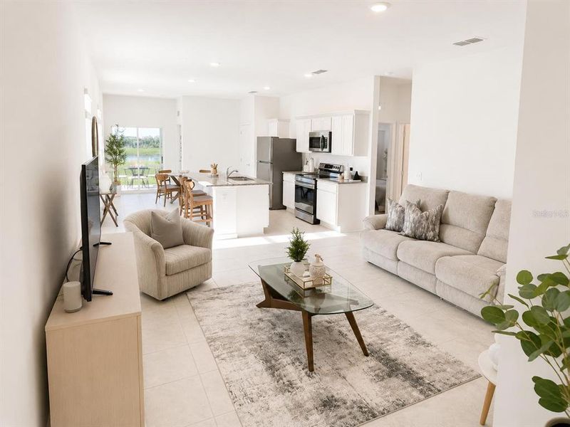 Furnished interior view inside a new home in , Groveland (Image 15).