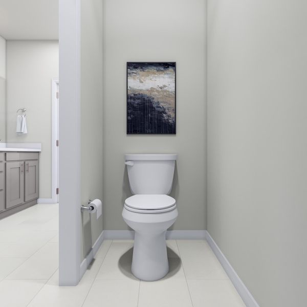 Representative furnished interior of a home built from the Fieldstone by Tri Pointe Homes in Lariat, Liberty Hill (Image 12).