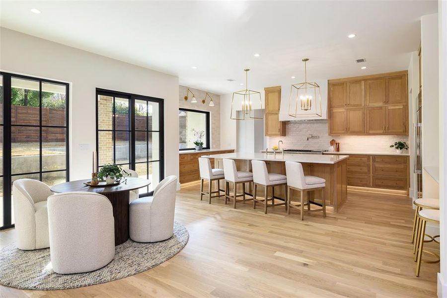 Furnished interior view inside a new home in , Dallas (Image 19).