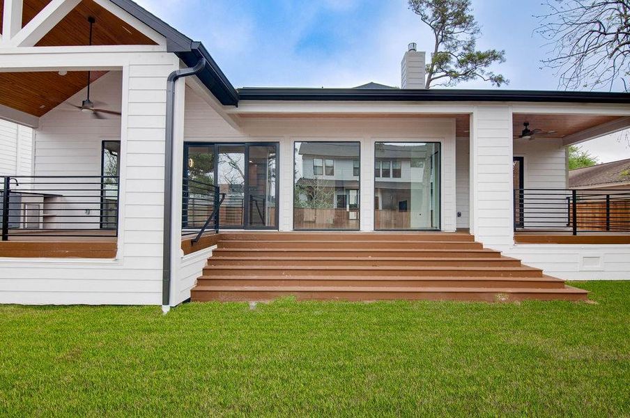 Front exterior of a new home in , Houston, TX, highlighting curb appeal (Image 23).
