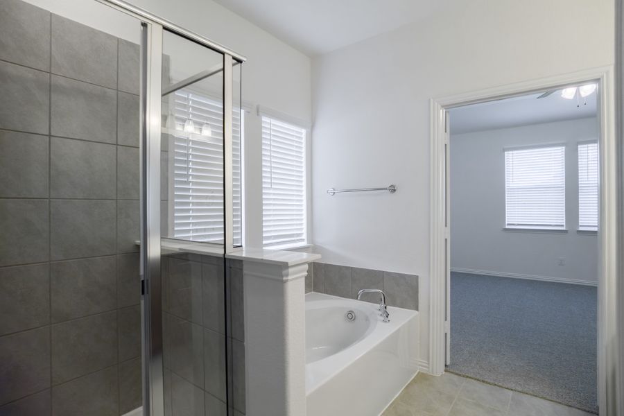 Furnished interior view inside a new home in The Villages of Hurricane Creek, Anna (Image 11).