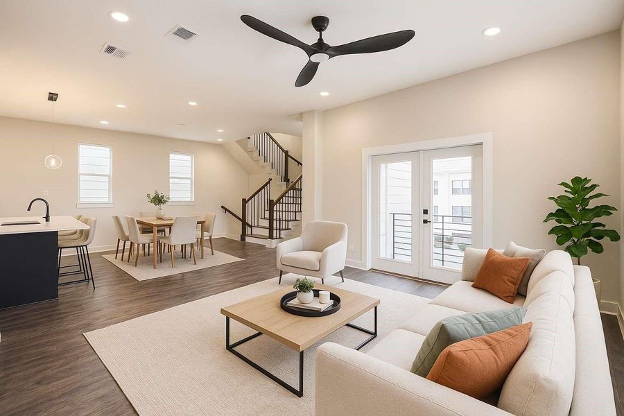 Large open concept home with abundant natural light. Great for those you entertain. Large open concept home with abundant natural light. Great for those you entertain.