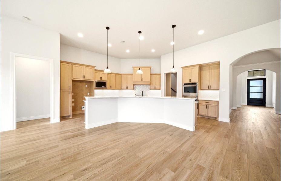 Furnished interior view inside a new home in Bridgeland 60′, Cypress (Image 13).